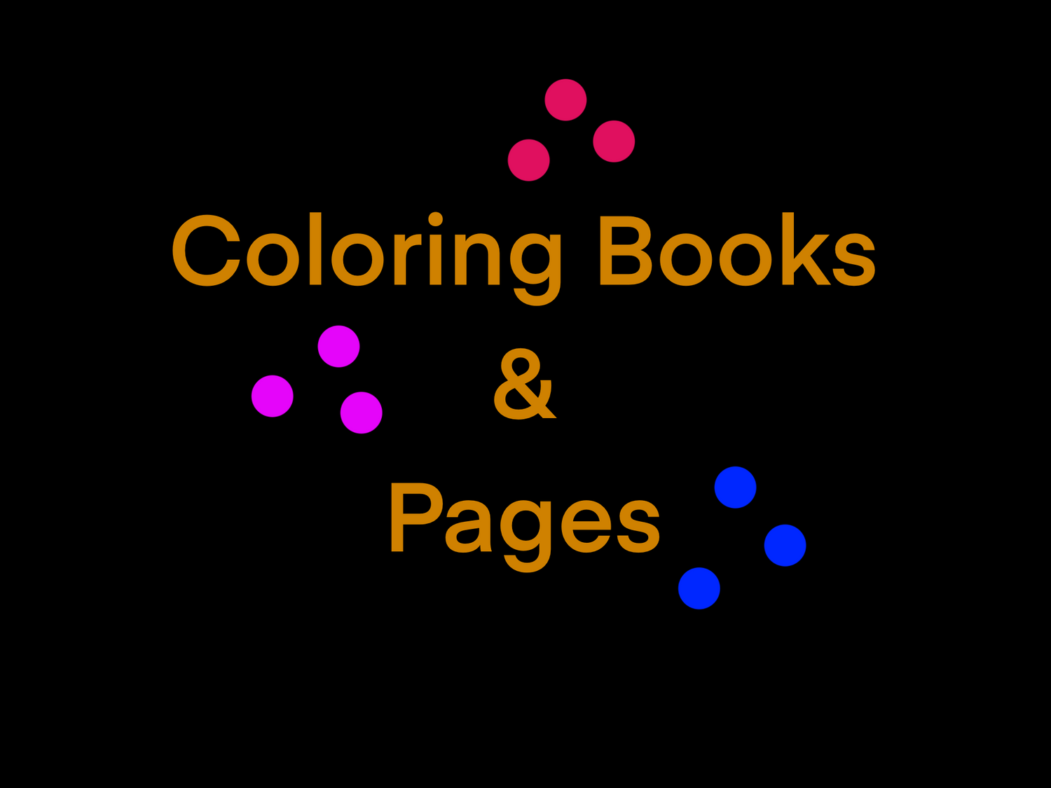 Coloring Books & Pages