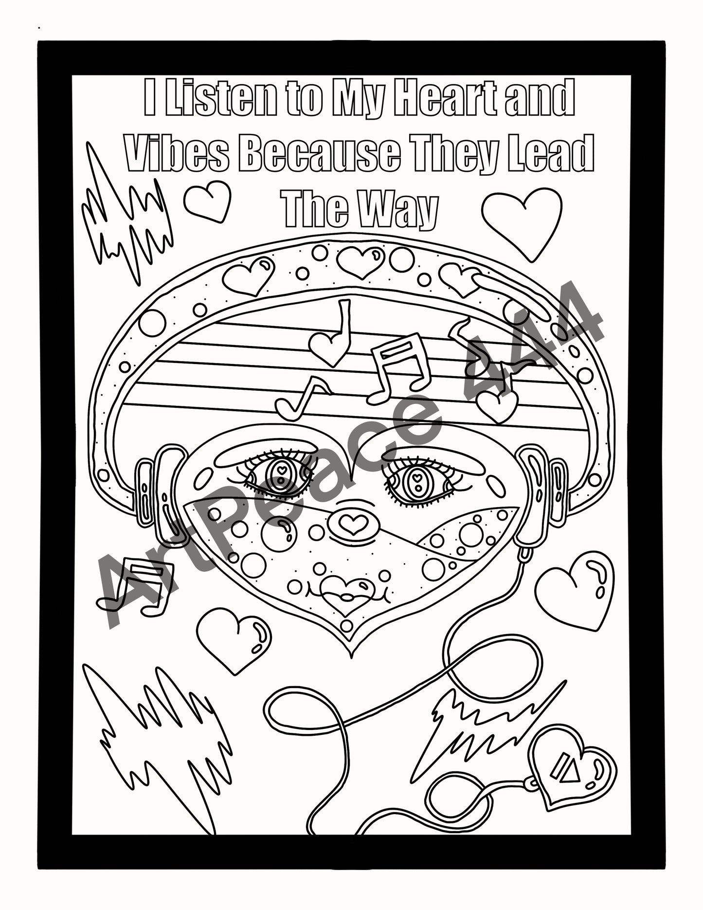 Self Love and Self Care Coloring Book | 35 Original Hand Drawn Images