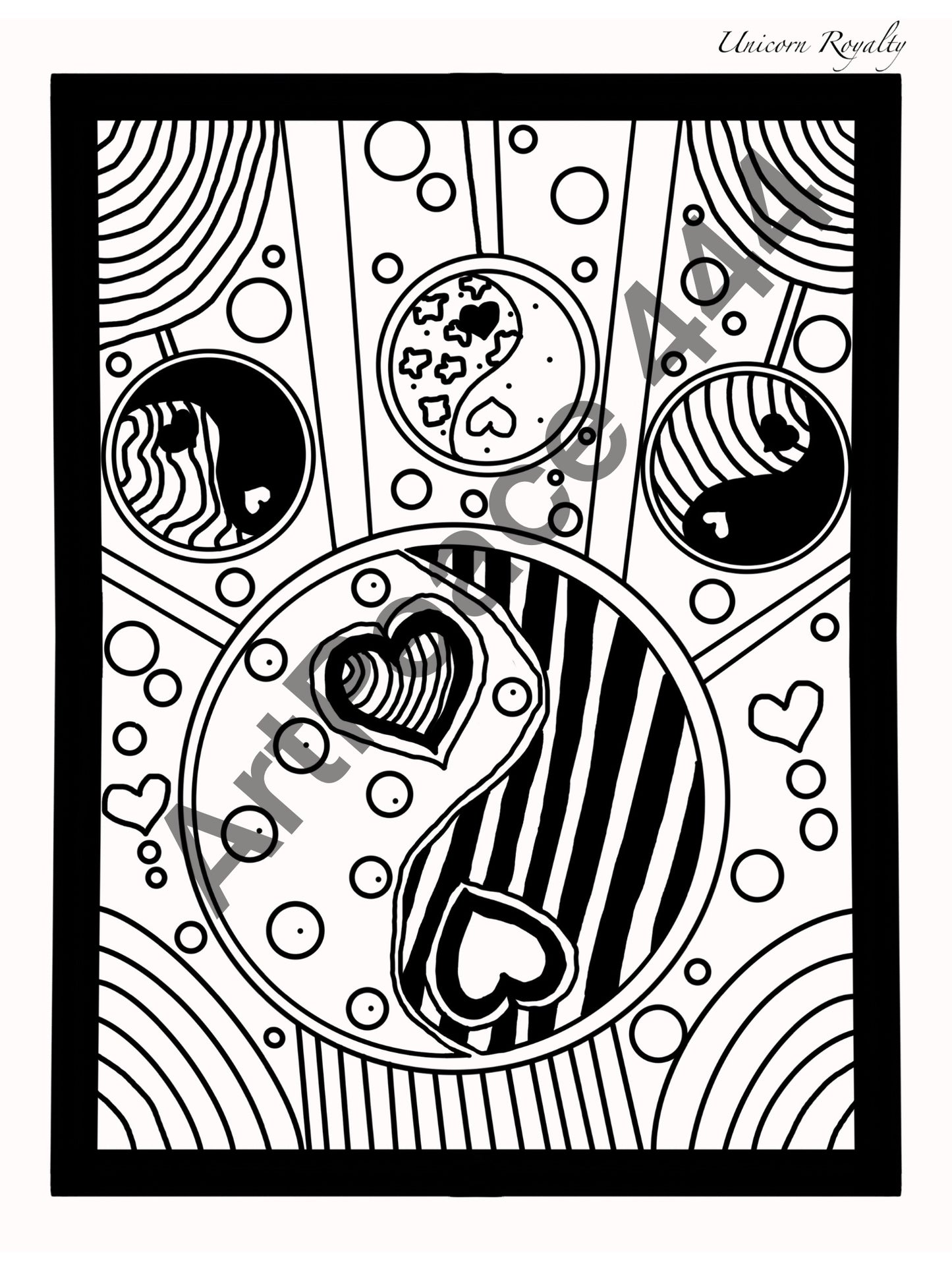 Finding Love Coloring Pages | Digital Download | 30 Hand Drawn Pages