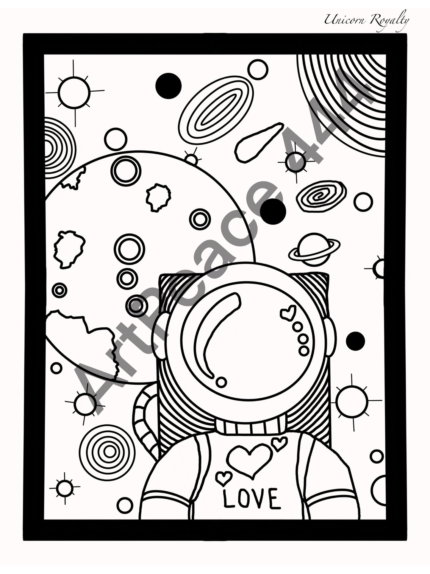 Finding Love Coloring Pages | Digital Download | 30 Hand Drawn Pages