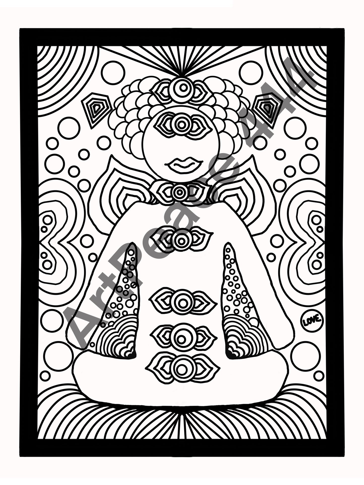Finding Love Coloring Pages | Digital Download | 30 Hand Drawn Pages